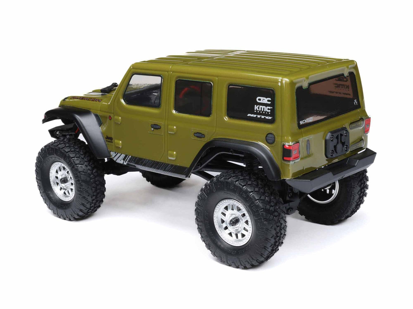 1/24 SCX24 Jeep Wrangler JLU 4WD Rock Crawler RTR Green