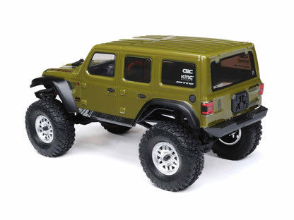 1/24 SCX24 Jeep Wrangler JLU 4WD Rock Crawler RTR Green