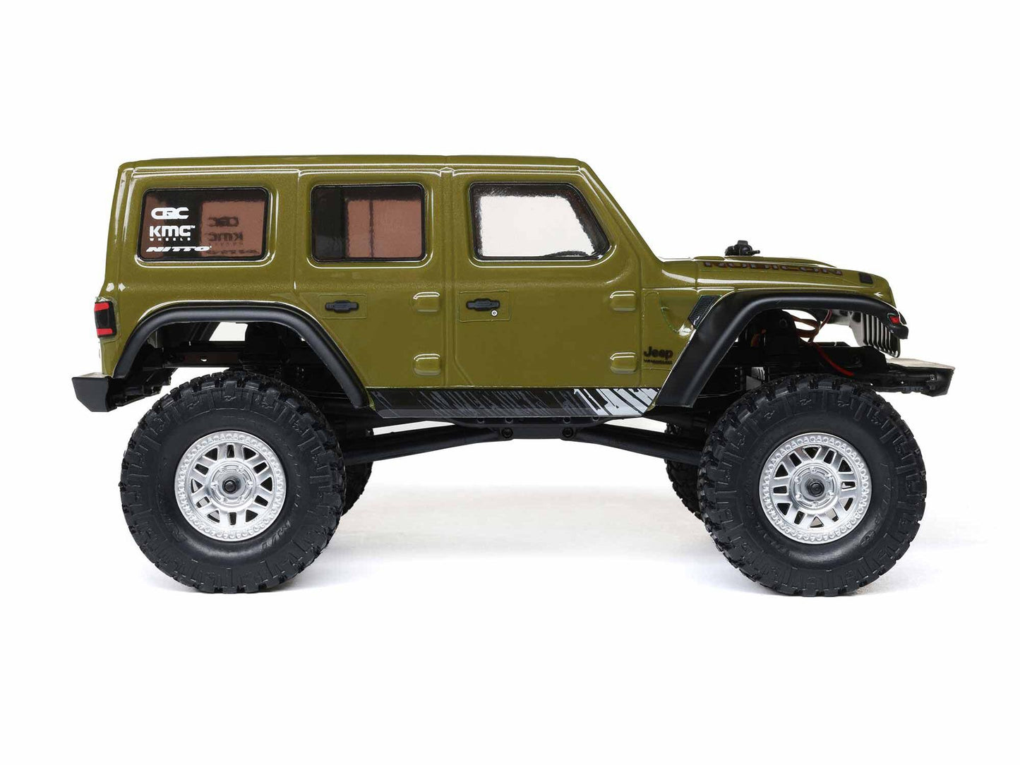 1/24 SCX24 Jeep Wrangler JLU 4WD Rock Crawler RTR Green