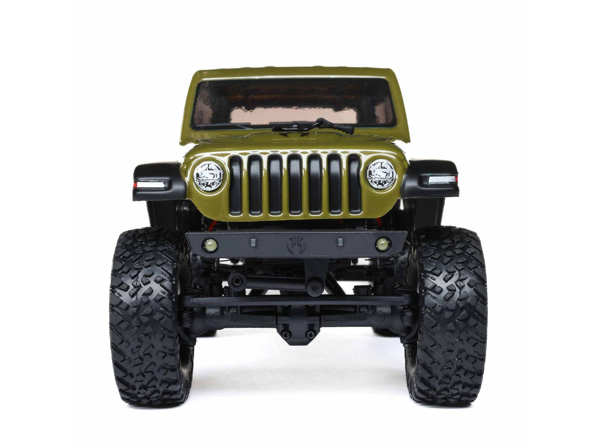 1/24 SCX24 Jeep Wrangler JLU 4WD Rock Crawler RTR Green