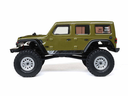 1/24 SCX24 Jeep Wrangler JLU 4WD Rock Crawler RTR Green