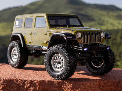1/24 SCX24 Jeep Wrangler JLU 4WD Rock Crawler RTR Green