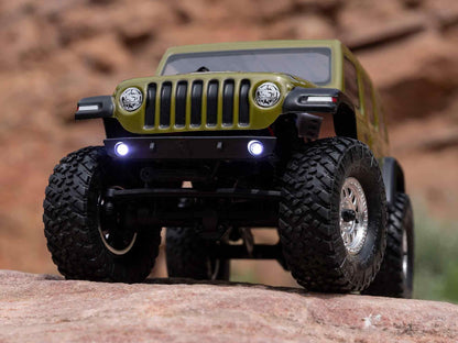 1/24 SCX24 Jeep Wrangler JLU 4WD Rock Crawler RTR Green
