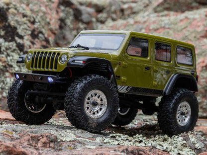 1/24 SCX24 Jeep Wrangler JLU 4WD Rock Crawler RTR Green