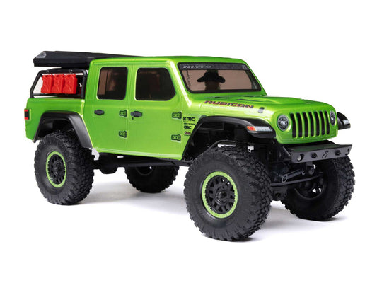 1/24 SCX24 Jeep JT Gladiator 4WD Rock Crawler RTR Green - RC Hobby Product