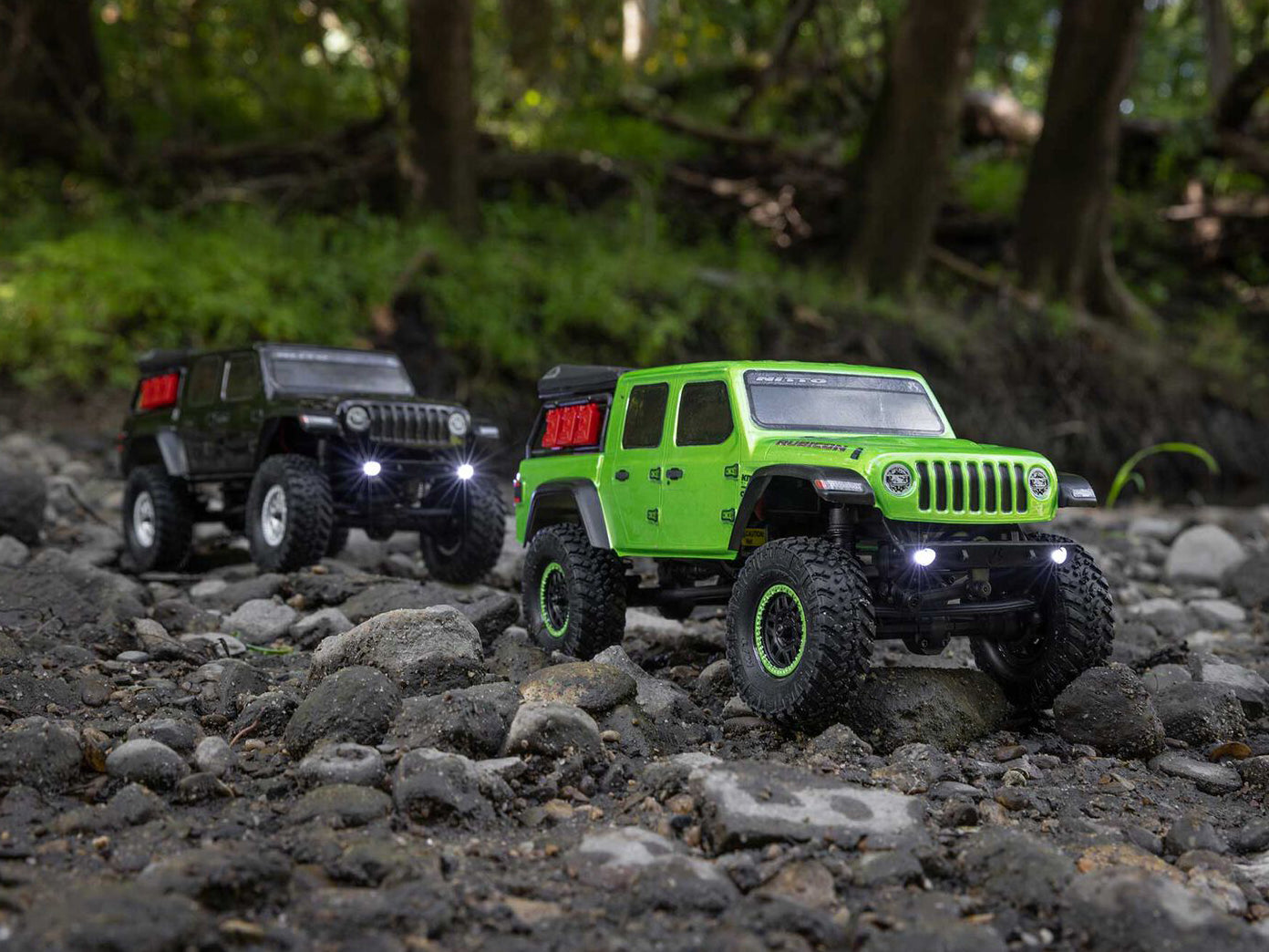 1/24 SCX24 Jeep JT Gladiator 4WD Rock Crawler RTR Green