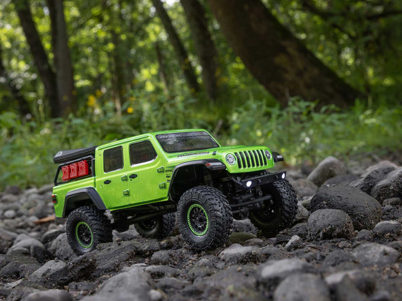 1/24 SCX24 Jeep JT Gladiator 4WD Rock Crawler RTR Green