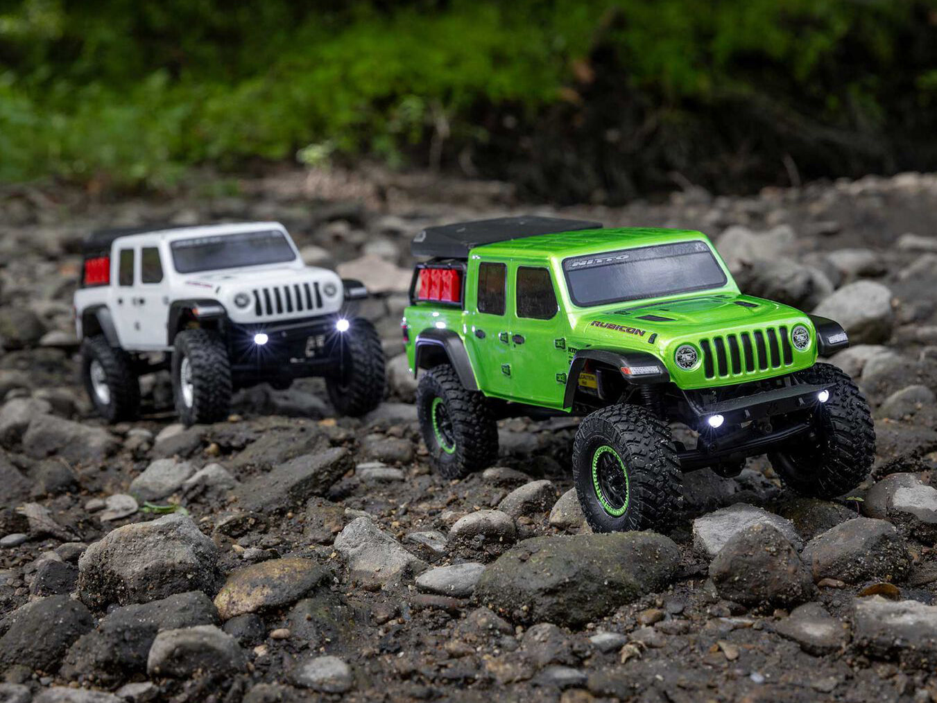 1/24 SCX24 Jeep JT Gladiator 4WD Rock Crawler RTR Green