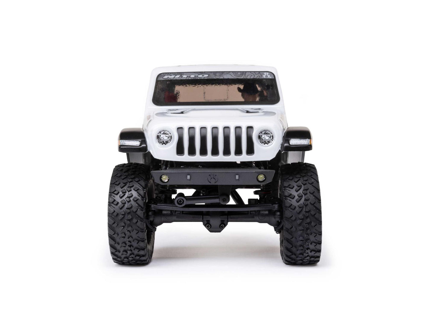 1/24 SCX24 Jeep JT Gladiator 4WD Rock Crawler RTR White