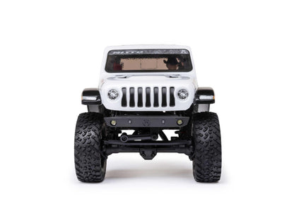 1/24 SCX24 Jeep JT Gladiator 4WD Rock Crawler RTR White