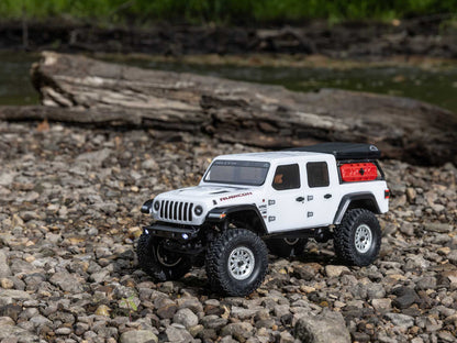 1/24 SCX24 Jeep JT Gladiator 4WD Rock Crawler RTR White