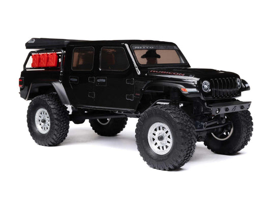 1/24 SCX24 Jeep JT Gladiator 4WD Rock Crawler RTR Black - RC Hobby Product