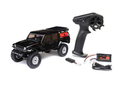 1/24 SCX24 Jeep JT Gladiator 4WD Rock Crawler RTR Black