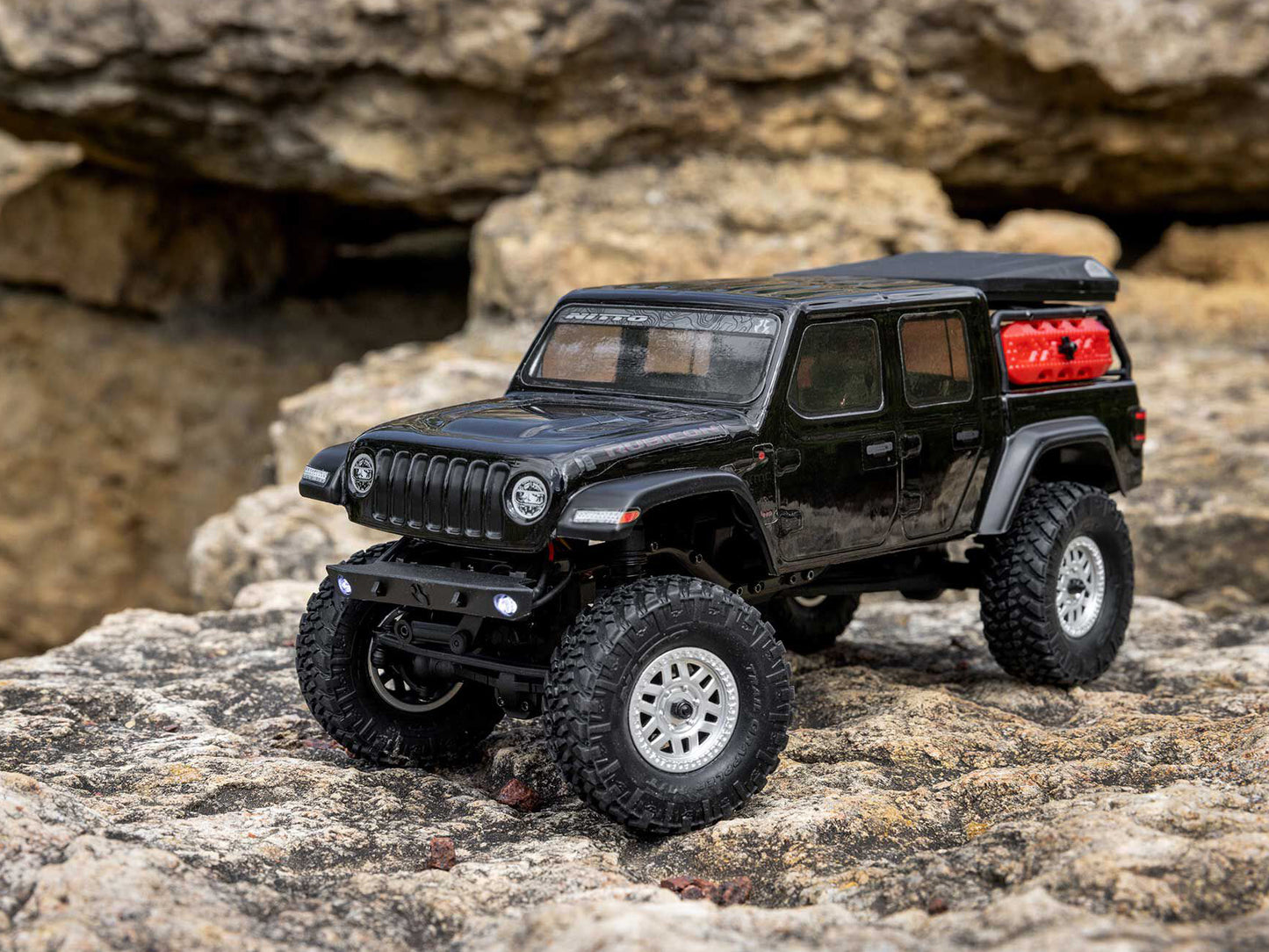 1/24 SCX24 Jeep JT Gladiator 4WD Rock Crawler RTR Black