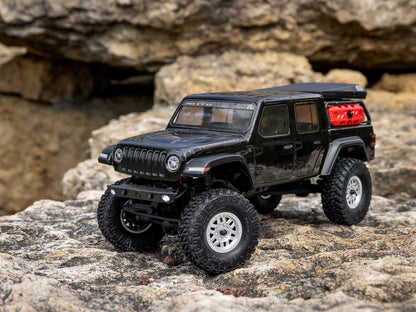 1/24 SCX24 Jeep JT Gladiator 4WD Rock Crawler RTR Black