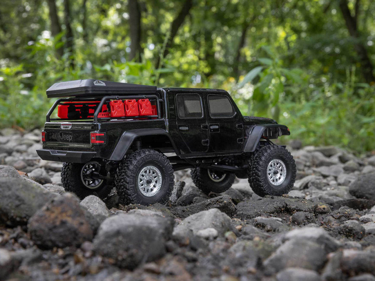 1/24 SCX24 Jeep JT Gladiator 4WD Rock Crawler RTR Black