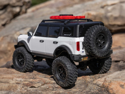 1/24 SCX24 Ford Bronco 4X4 RTR (inc Battery & Charger) White