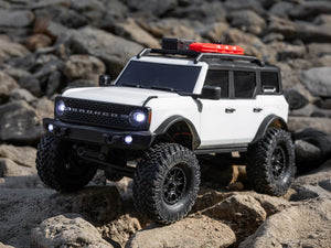 1/24 SCX24 Ford Bronco 4X4 RTR (inc Battery & Charger) White