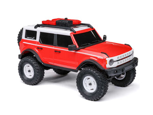1/24 SCX24 Ford Bronco 4X4 RTR (inc Battery & Charger) Red