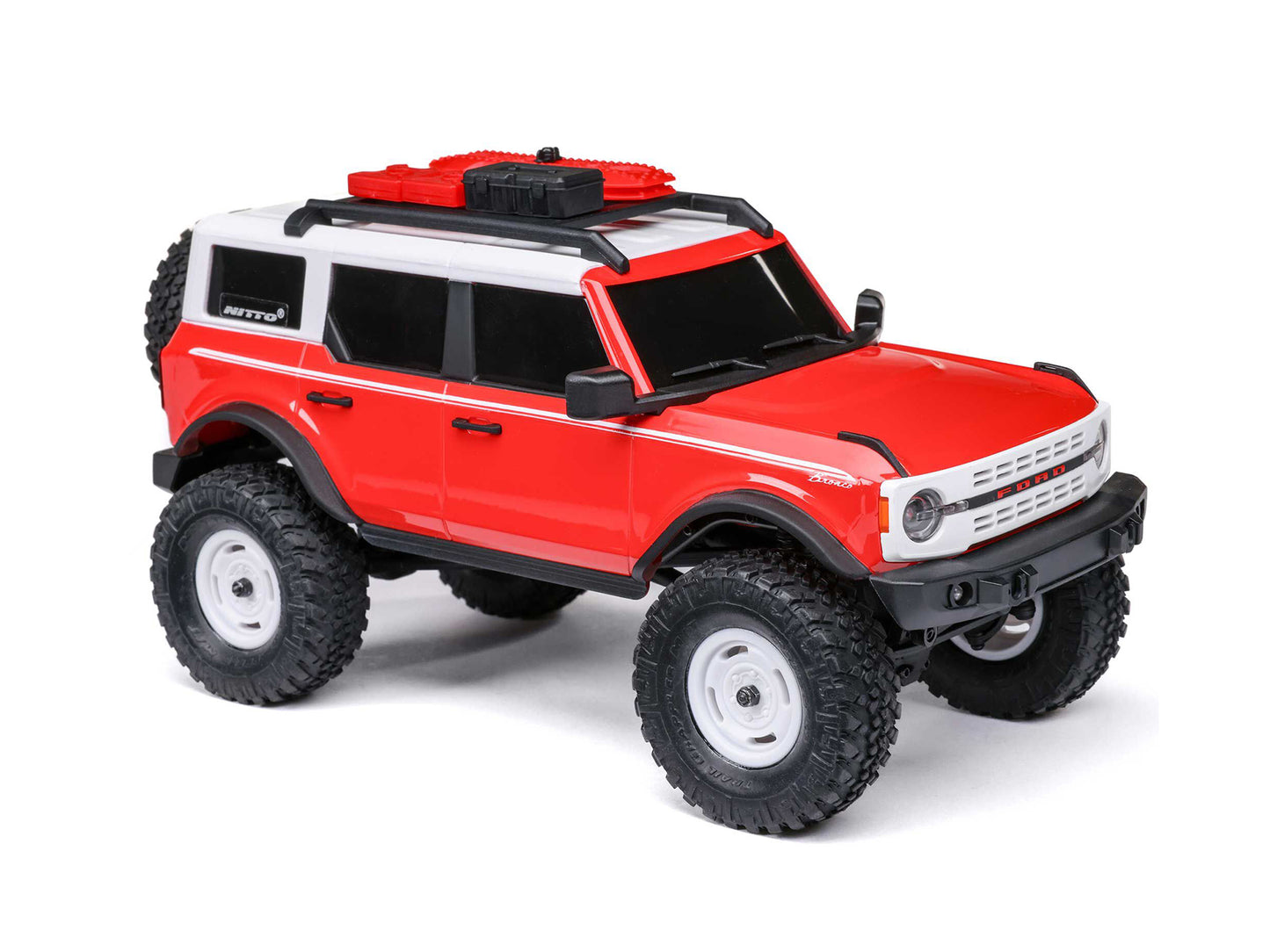 1/24 SCX24 Ford Bronco 4X4 RTR (inc Battery & Charger) Red