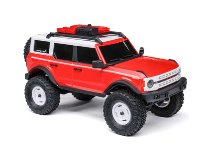 1/24 SCX24 Ford Bronco 4X4 RTR (inc Battery & Charger) Red