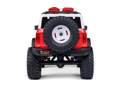 1/24 SCX24 Ford Bronco 4X4 RTR (inc Battery & Charger) Red