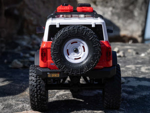 1/24 SCX24 Ford Bronco 4X4 RTR (inc Battery & Charger) Red