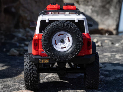 1/24 SCX24 Ford Bronco 4X4 RTR (inc Battery & Charger) Red