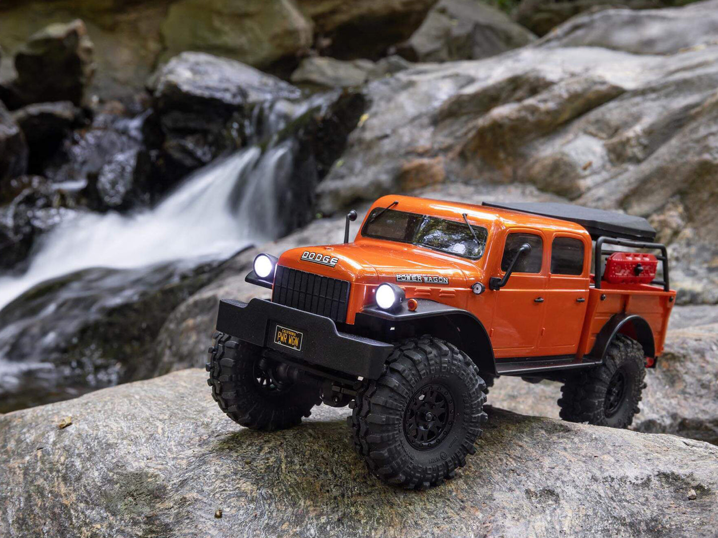 1/24 SCX24 Dodge Power Wagon 4WD Rock Crawler RTR Orange