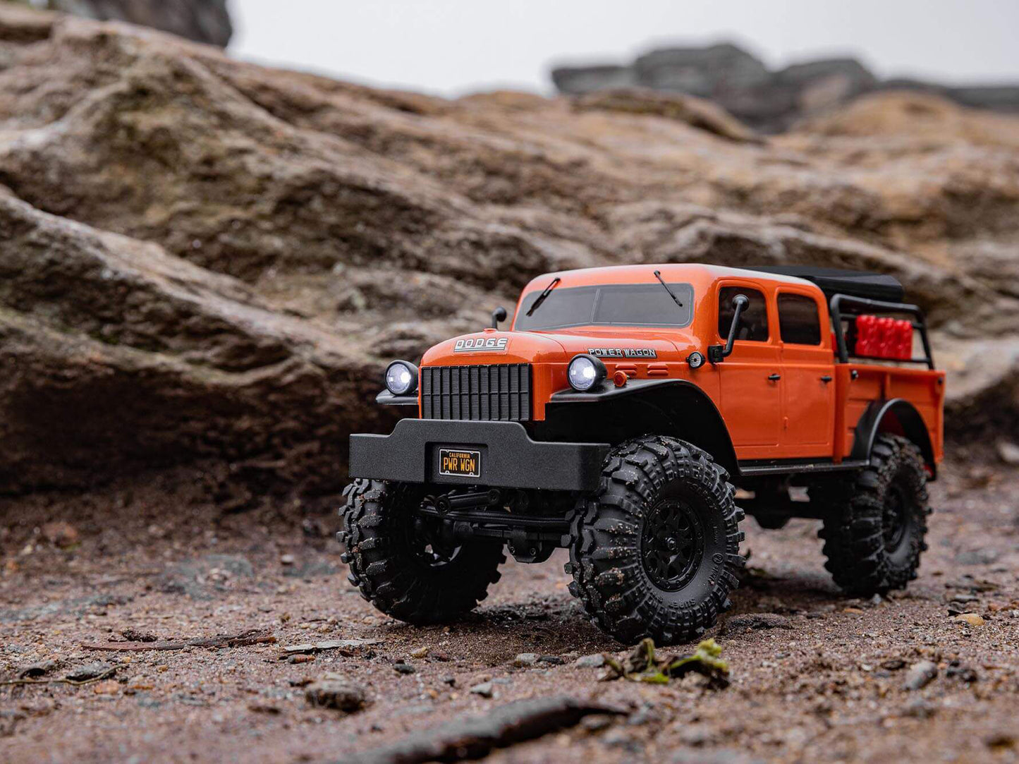 1/24 SCX24 Dodge Power Wagon 4WD Rock Crawler RTR Orange