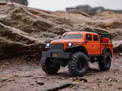 1/24 SCX24 Dodge Power Wagon 4WD Rock Crawler RTR Orange