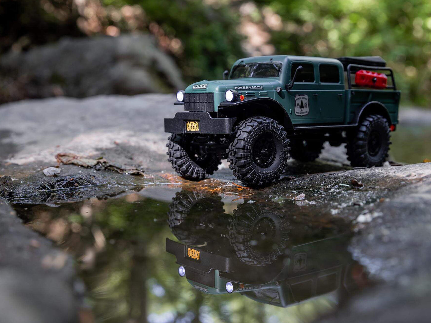 1/24 SCX24 Dodge Power Wagon 4WD Rock Crawler RTR Green