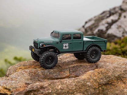 1/24 SCX24 Dodge Power Wagon 4WD Rock Crawler RTR Green