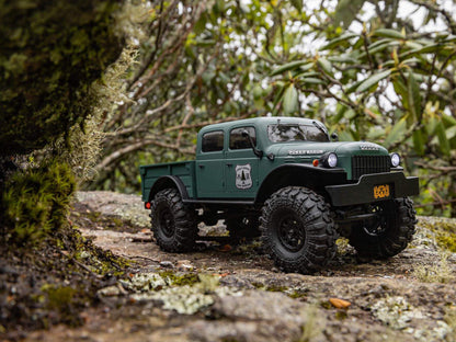 1/24 SCX24 Dodge Power Wagon 4WD Rock Crawler RTR Green