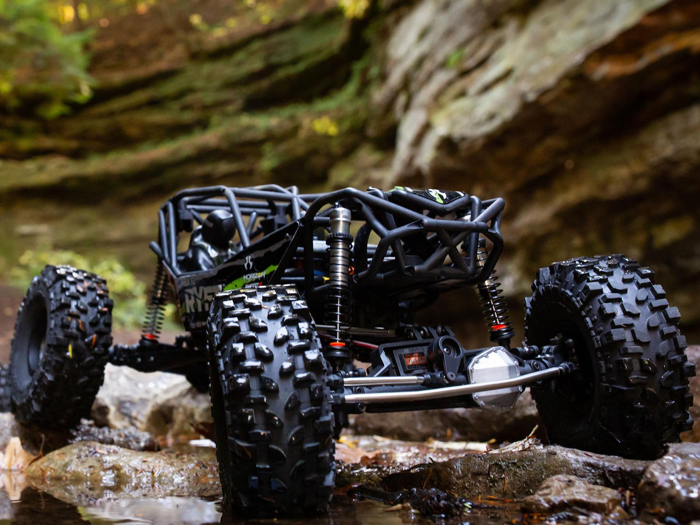1/10 RBX10 Ryft 4WD Rock Racer RTR Black