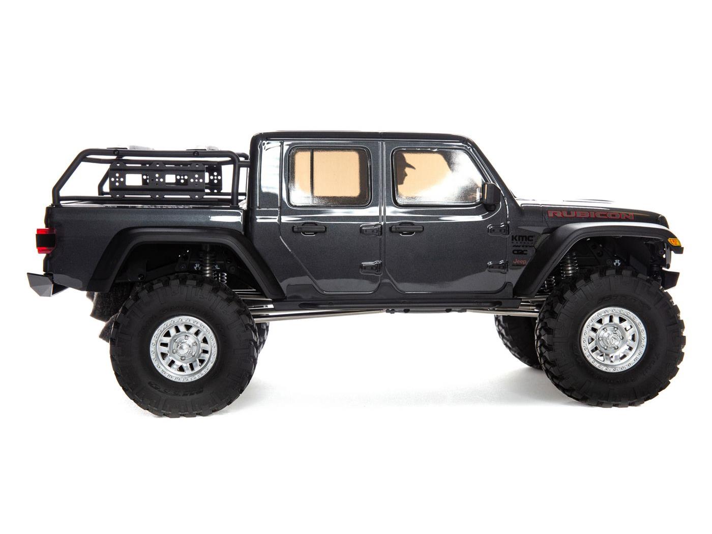 1/10 SCX10III Jeep JT Gladiator 4WD Rock Crawler RTR Grey