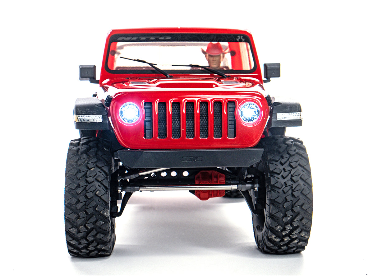 1/10 SCX10III Jeep JT Gladiator 4WD Rock Crawler RTR Red