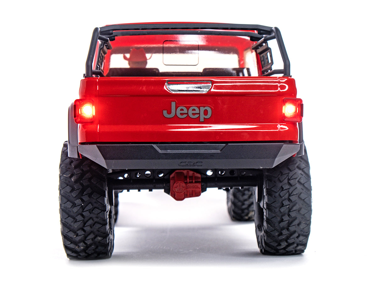 1/10 SCX10III Jeep JT Gladiator 4WD Rock Crawler RTR Red