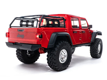 1/10 SCX10III Jeep JT Gladiator 4WD Rock Crawler RTR Red