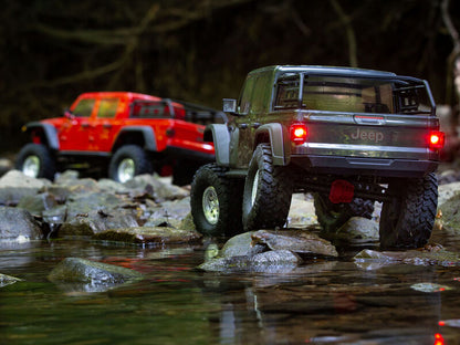 1/10 SCX10III Jeep JT Gladiator 4WD Rock Crawler RTR Red