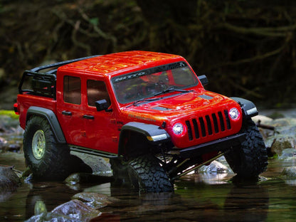 1/10 SCX10III Jeep JT Gladiator 4WD Rock Crawler RTR Red