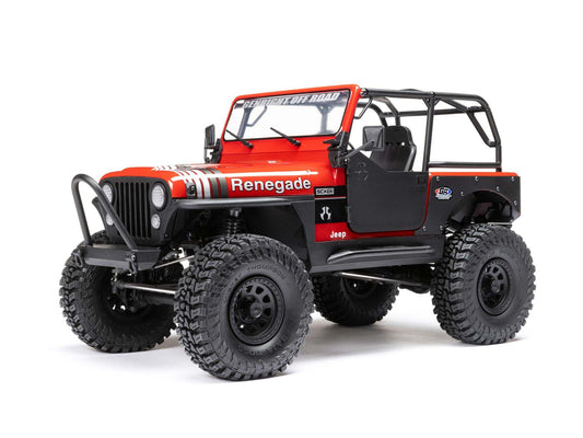 1/10 SCX10 III Jeep CJ-7 4WD RTR Red
