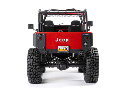 1/10 SCX10 III Jeep CJ-7 4WD RTR Red