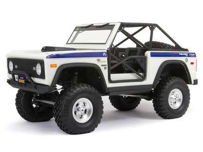 1/10 SCX10 III Early Ford Bronco 4WD RTR Rock Crawler White