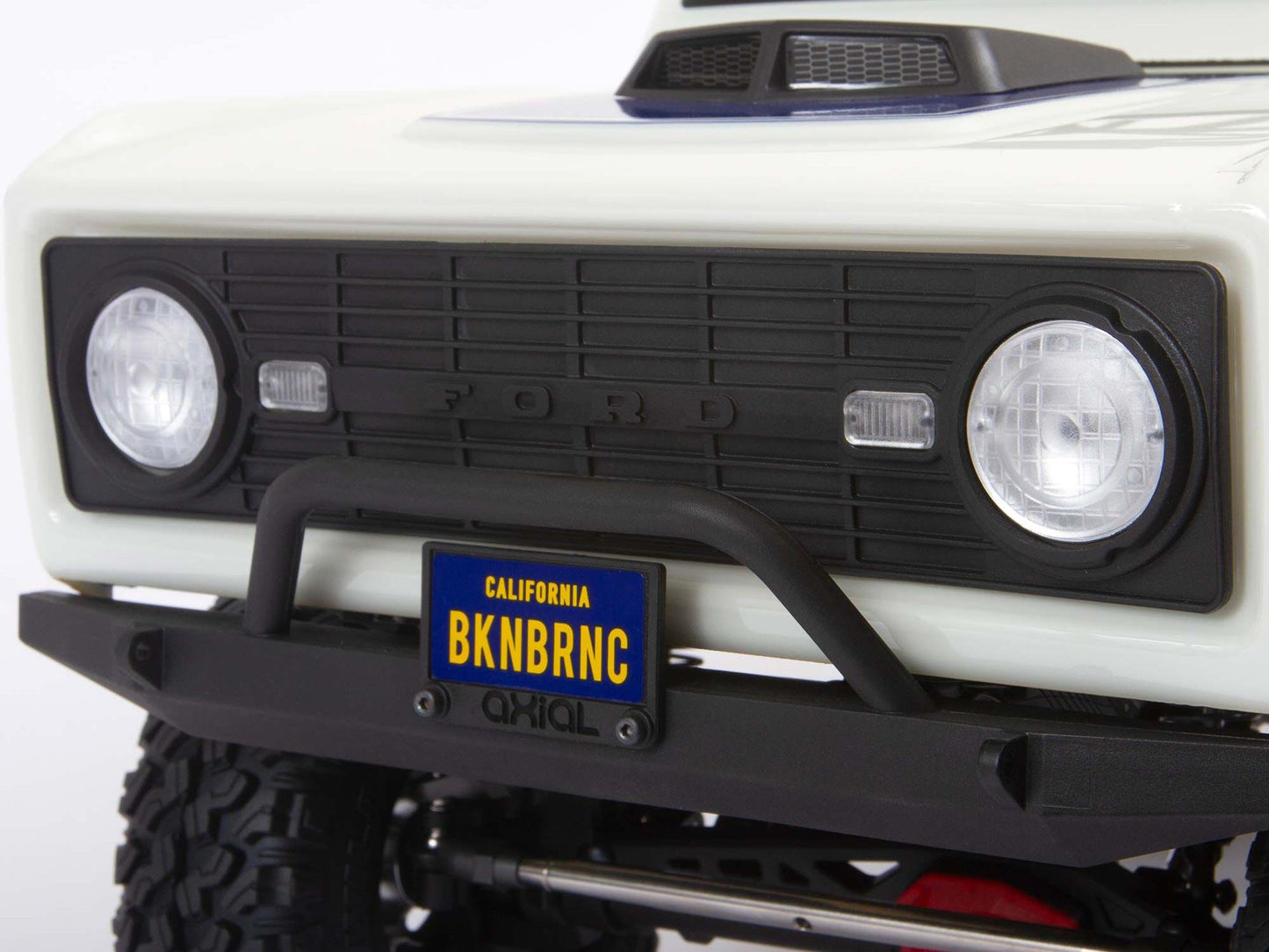 1/10 SCX10 III Early Ford Bronco 4WD RTR Rock Crawler White