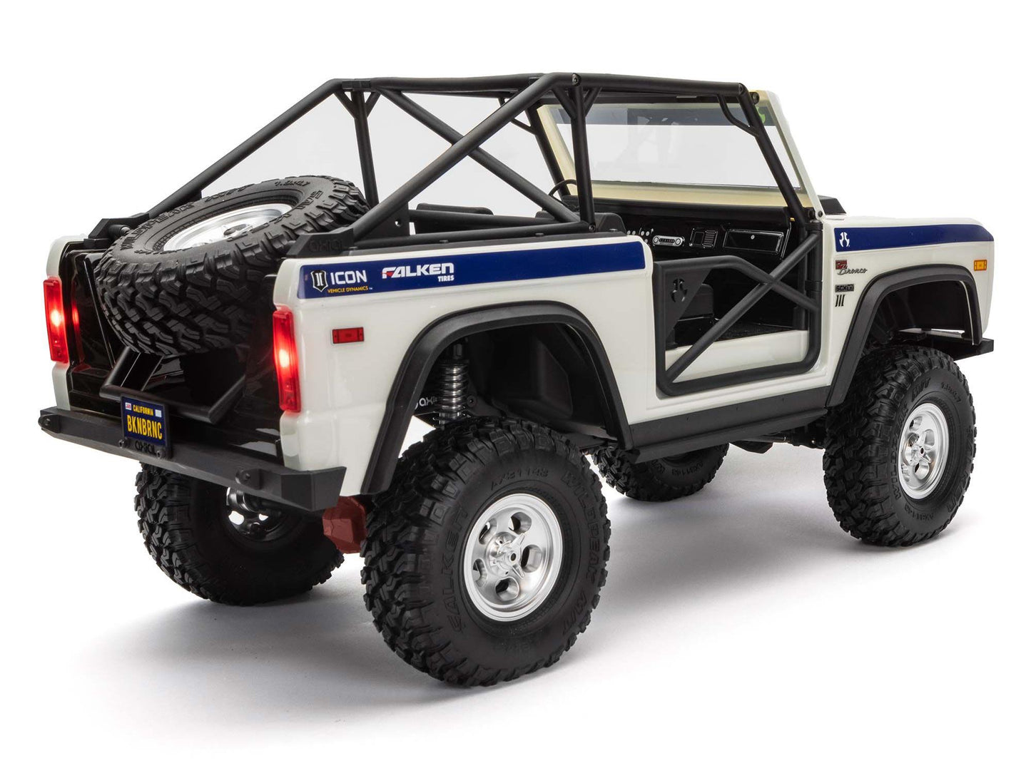 1/10 SCX10 III Early Ford Bronco 4WD RTR Rock Crawler White