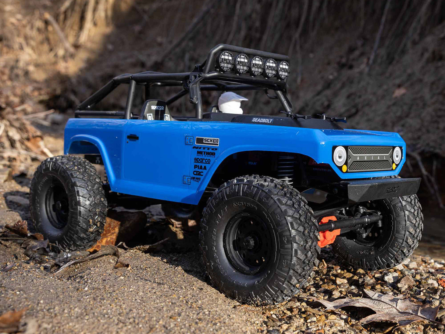 1/10 SCX10 II Deadbolt 4WD RTR Blue
