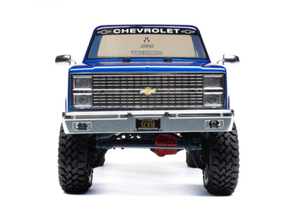 1/10 SCX10 III Base Camp 1982 Chevy K10 4WD RTR Blue
