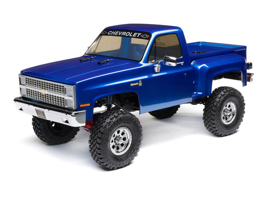 1/10 SCX10 III Base Camp 1982 Chevy K10 4WD RTR Blue