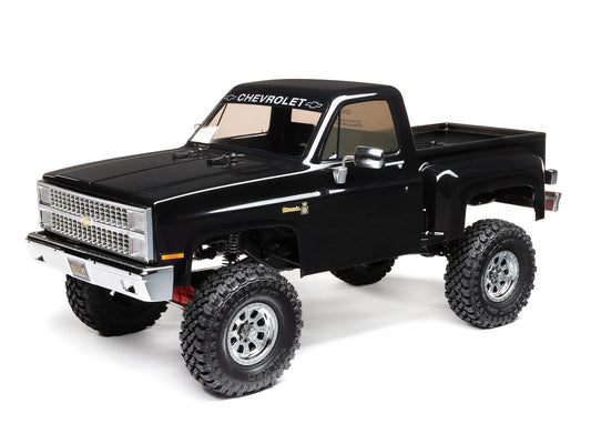 1/10 SCX10 III Base Camp 1982 Chevy K10 4WD RTR Black